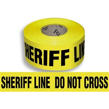 Picture of Kroll International LLC Barricade Tape YLW Sheriff KB-SHERIFF