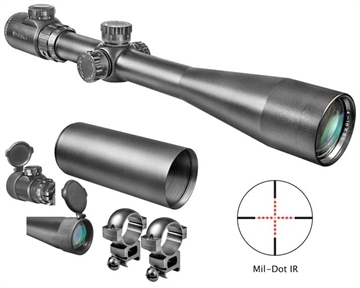 Picture of Barska IR SWAT Rifle Scope - 6-24x44mm 30mm Illum Mil-Dot Reticle Matte AC10366