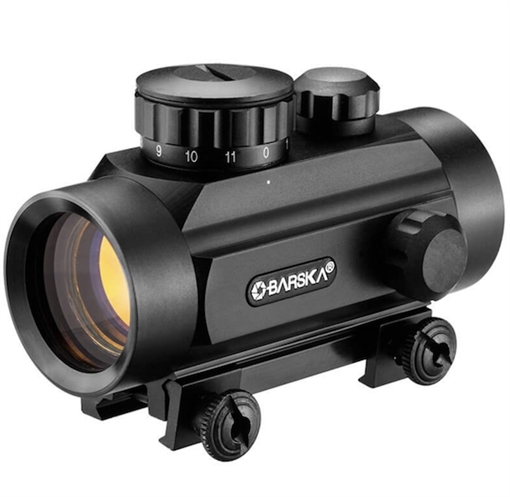 Picture of BARSKA OPTICS 1X30 RED DOT 5 MOA BLK (RUBY COATING) AC10328