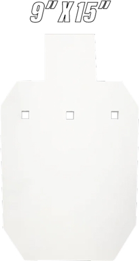 Picture of BASH TARGET AR500 SILHOUETTE HALF SIZE 9"X15"-3/8" THICK 929