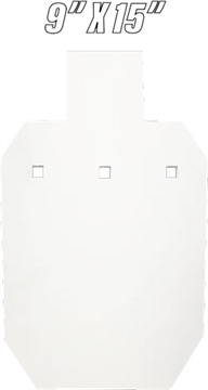 Picture of BASH TARGET AR500 SILHOUETTE HALF SIZE 9"X15"-3/8" THICK 929