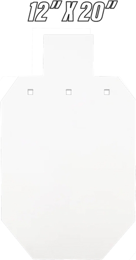 Picture of BASH TARGET AR500 SILHOUETTE TWO-THIRD SIZE 12"X20"-3/8" 931