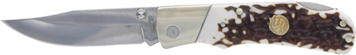 Picture of Uncle Henry Next Gen 7UH Folding Knife 3-4/5" Clip Point Blade Staglon Clamshell 1205106