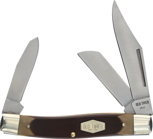 Picture of Old Timer Senior Folding Knife 3" Clip Point Blade 3 Blades 1179237