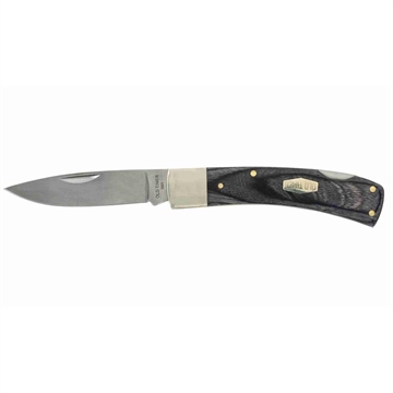 Picture of Old Timer Heritage Series Bruin 50th Anniversary 2.80" Drop Point Plain D2 Steel Blade 3.70" Black Wood Laminate Handle 1135989