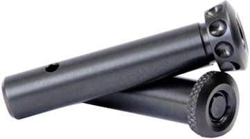 Picture of Battle Arms Development Enhanced Pin Set Kit, For AR Rifles, Includes Enhanced Takedown Pin, Enhanced Pivot Pin, 2 KNS Detents, and 2 Springs, Black Finish BAD-EPS