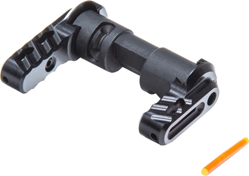 Picture of Battle Arms Development Bad-Ass Elite Ambidextrous Safety Selector, Modular Aluminum Levers With Fiber Optic Inserts, Black Finish BAD-ASS-ELITE