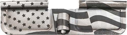 Picture of Battle Arms Development Dust Cover, Laser Engraved, Matte Finish, Black, Fits AR-15 an Flag BA-LS-DC-Waving Americ