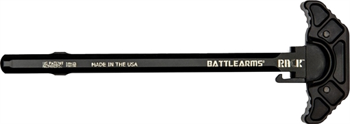 Picture of Battle Arms Development Rack15 MOD C Charging Handle AR-15 Black Ambidextrous Hand BAD-RACK-15-C