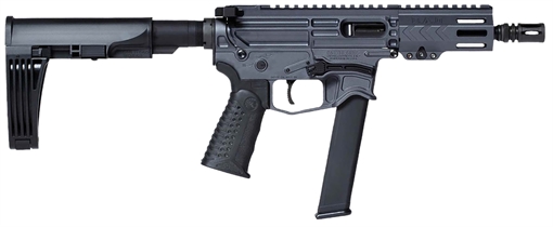 Picture of BATTLEARMS XIPHOS 9P HGA 9MM 5.25IN BBL BILLET REC COMBAT GREY GHW MOD2 BRACE GLOCK STYLE 33RD MAG XIPHOS-005 XIPHOS005