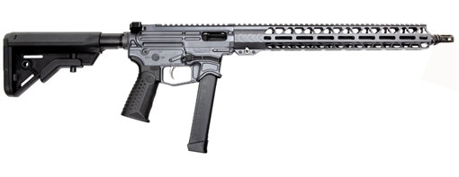 Picture of BATTLEARMS XIPHOS 9P RIA 9MM 16IN BBL BILLET REC BLACK/RED SHIFT B5 BRAVO STK GLK STYLE 33RD MAG XIPHOS-001-BLKRED