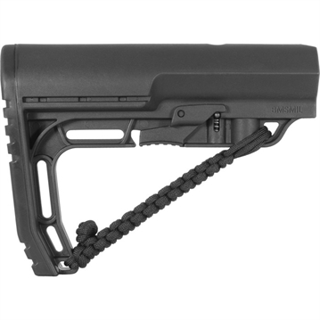 Picture of Mission First Tactical, Llc BATTLELINK MINIMALIST STOCK MILSPEC W/ BLK WOVEN NRAT STRAP BMSMILNRAT