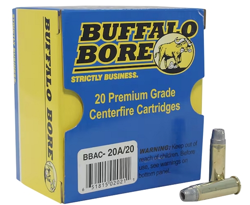 Picture of Buffalo Bore Ammunition Heavy Strictly Business 38Special +P 158gr Soft Cast Hollow Point 20 Per Box/12 Case 20A20
