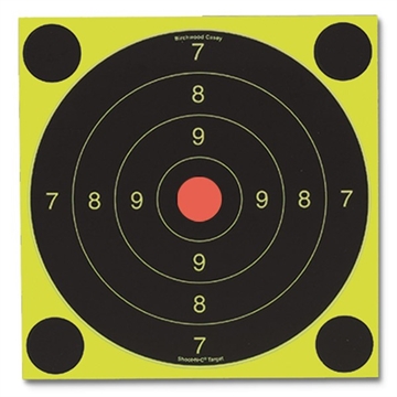 Picture of B/C TARGET SHOOT-N-C 8" BULLS EYE VARIETY 1"/2"/3"/5.5"/8" 100 PK 34077