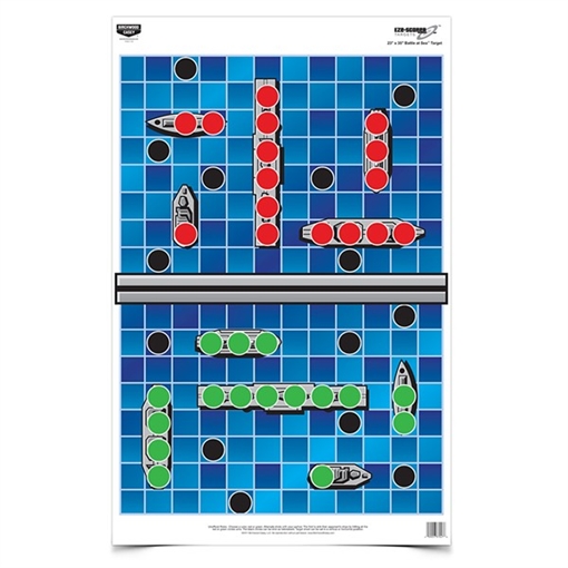 Picture of B/C TARGET EZE-SCORER 23"x35" BATTLE AT SEA 100/PK 37047