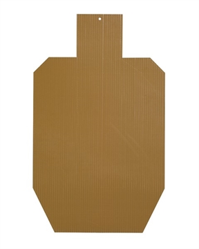 Picture of B/C TARGETS SHARPSHOOTER IPSC WHITE/BROWN PLASTIC CORRUGATED BOX ( 6 PER CASE ) 38459