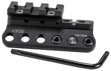Picture of Bravo Company BCMGUNFIGHTER 1913 Modular KeyMod Light Mount, Fits 1913 Rail, Black BCM-1913LM-KM 1913LMKM