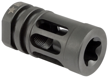 Picture of BCM BCMGunfighter Compensator Mod 0 Black Nitride Stainless Steel with 1/2"-28 tpi Threads for 5.56x45mm NATO AR-15 GFCMOD0556