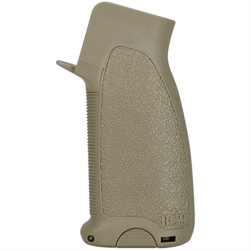 Picture of BCM BCMGunfighter Grip Mod 0 Made of Flat Dark Earth Polymer With Storage Compartment for AR-Platform GFGMOD0FDE