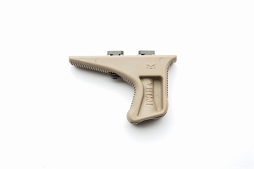Picture of BCM BCMGunfighter Kinesthetic Angled Grip MOD 3 Made of Polymer With Flat Dark Earth Finish for M-Lok KAGMCMRFDE