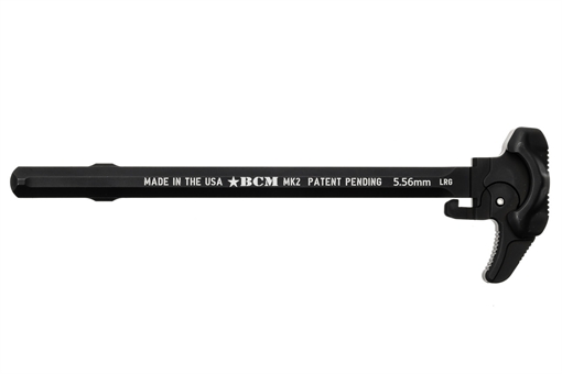 Picture of BCM Asymmetric MK2 Charging Handle Compatible w/ Mil-Spec AR-15 Black 7075 T-6 Aluminum GFHMK2LRG