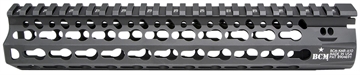 Picture of BCM KMR Alpha Handguard 10" Keymod Style Made of Aluminum with Black Anodized Finish for AR-15 KMRA10556BK