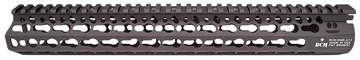 Picture of Bravo Company 13" ALPHA Keymod Rail, Fits AR Rifles, Aluminum Alloy, Includes BCM KeyMod Sling Mount and a BCM KeyMod Nylon Rail, Black BCM-KMR-A13-556-BLK KMRA13556BK
