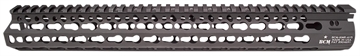 Picture of Bravo Company 15" ALPHA Keymod Rail, Fits AR Rifles, Aluminum Alloy, Includes BCM KeyMod Sling Mount and a BCM KeyMod Nylon Rail, Black BCM-KMR-A15-556-BLK KMRA15556BK