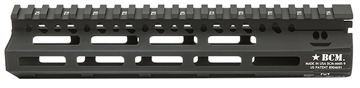 Picture of BCM BCMGunfighter MCMR 9" M-LOK, Free-Floating Style Made of Aluminum with Black Anodized Finish for AR-Platform MCMR9556BLK