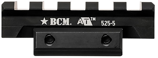 Picture of Bravo Company A/T 525-5 Optic Riser, Fits Picatinny, 2.125" Long, 0.525" Height, Anodized Finish, Black BCM-OR-AT-525-5 ORAT5255