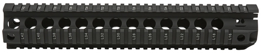Picture of BCM QRF 12" Free-Floating Style Made of Aluminum with Black Anodized Finish & Picatinny Rail for AR-Platform QRF12556BLK