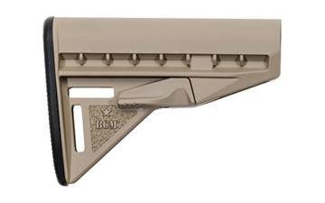 Picture of Bravo Company Mod 3 Stock, Fits Mil Spec Buffer Tube, Flat Dark Earth BCM-GFS-MOD-3-FDE