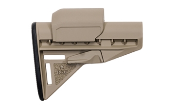 Picture of Bravo Company Mod 3 Stock, Fits Mil Spec Buffer Tube, Flat Dark Earth, Includes Riser BCM-GFS-MOD-3-K85-FDE