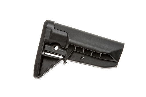 Picture of Bravo Company BCMGUNFIGHTER Mod 0 Stock, SOPMod (Widebody), Fits Mil-Spec Buffer Tube, Black BCM-GFS-MOD0-SPMD-BLK GFSMOD0SPMDB