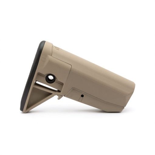 Picture of Bravo Company BCMGUNFIGHTER Mod 0 Stock, SOPMod (Widebody), Fits Mil-Spec Buffer Tube, Flat Dark Earth BCM-GFS-MOD0-SPMD-FDE GFSMOD0SPMDF