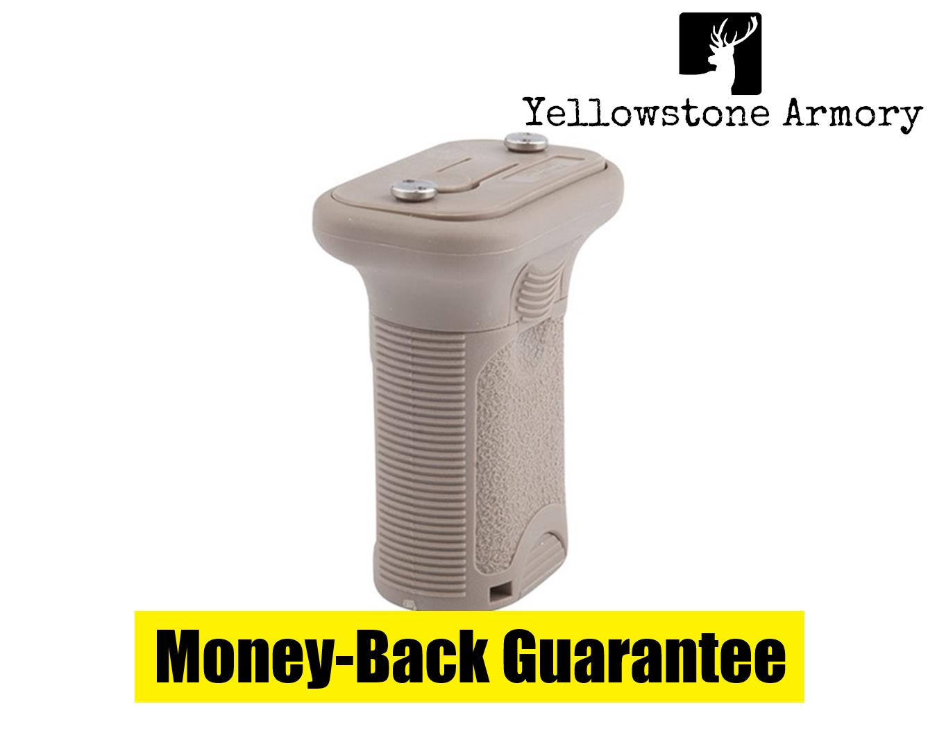 BCM VERTICAL GRIP SHORT FDE FITS KEYMOD RAILS BCM-VG-S-KM-FDE - Other ...