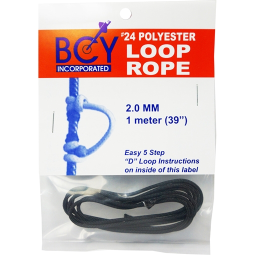 Picture of BCY 24 D-Loop Material Black 1m 035718002022