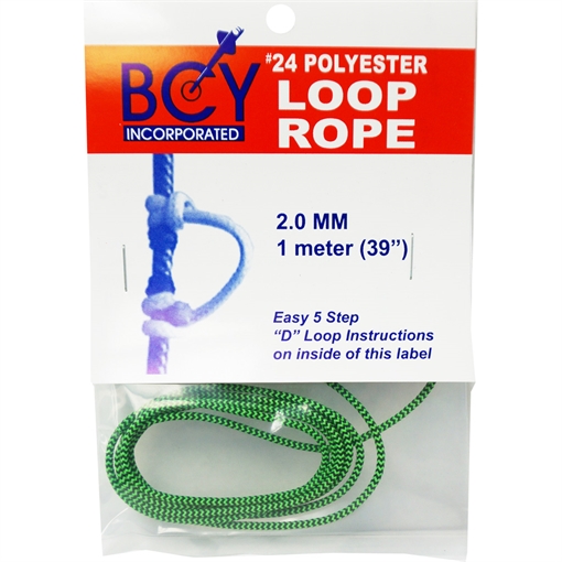 Picture of BCY 24 D-Loop Material Flo Green/Black 1m 035718068240