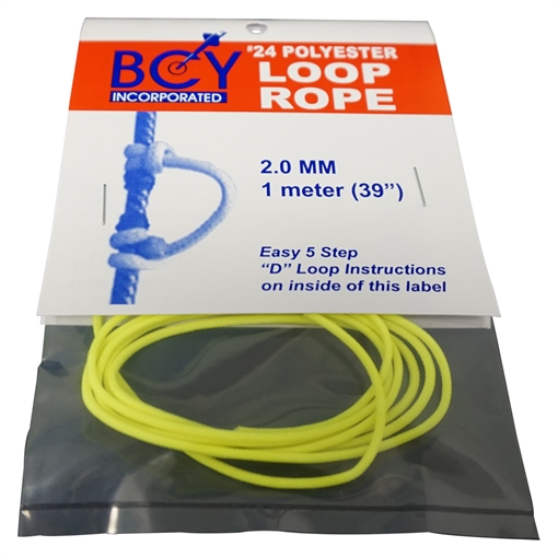 Picture of BCY 24 D-Loop Material Neon Yellow 1m 035718002121