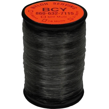 Picture of BCY 400 Nylon Serving Black 90 yds. Bonded 035718109431