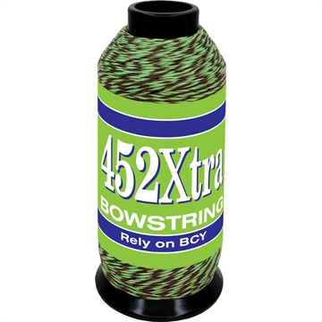 Show details for BCY 452Xtra Bowstring Material Green/Black 1/8 lb. 035718112646 Picture of BCY 452Xtra Bowstring Material Green/Black 1/8 lb. 035718112646