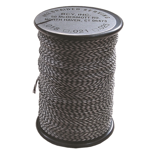 Picture of BCY 62 Braided Center Serving Black/White .021 75 yds. 035718019945