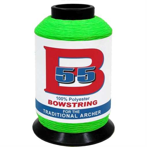 Picture of BCY B55 Bowstring Material Fluorescent Green 1/4 lb. 035718037857