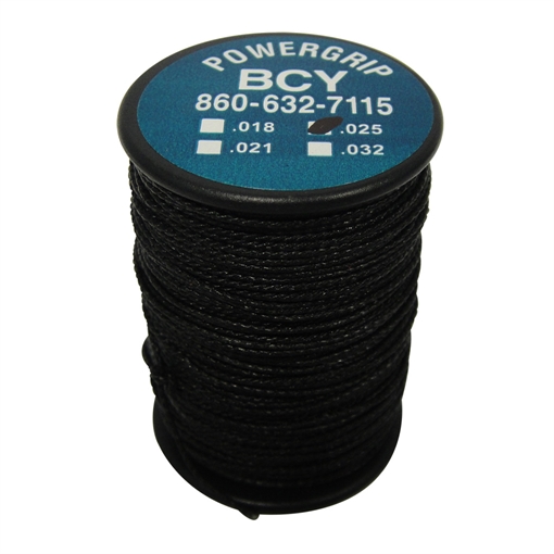 Picture of BCY Power Grip Serving Black .025 50 yds. 035718061562