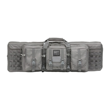 Picture of BULLDOG CASE TACTICAL 43" DOUBLE TACTICAL RIFLE CASE SEAL GREY W/ BACK STRAPS (5 PER CASE) BDT60-43SG