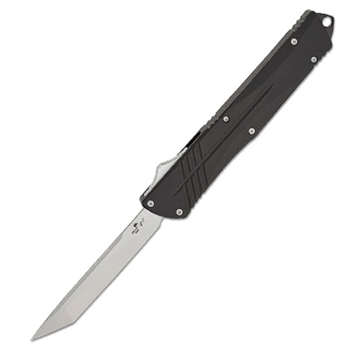 Picture of BEAR & SONS CUTLERY CLUTCH V 5 1/8" CLOSED D2 STEEL TANTO BLADE OTF-510-ALBK