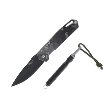 Picture of Bear & Son Edge Folding Knife 3-1/2" Drop Point Blade Truetimber Midnight Camo 71833 730153718339