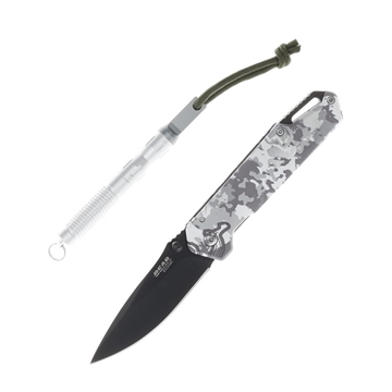 Picture of Bear & Son Edge Folding Knife 3" Drop Point Blade Truetimber White Viper 71835 730153718353