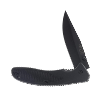 Picture of Bear & Son Sideliner Folding Knife 3-1/2" Clip Point Blade Black 61106