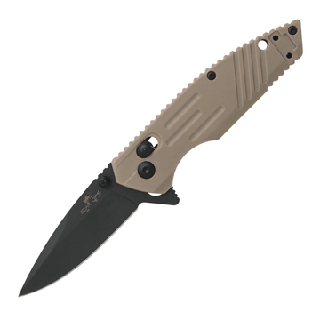 Picture of Bear & Son Zytel Slide Lock Folding Knife 2-3/4" Drop Point Desert Sand MC-950-DS7-B